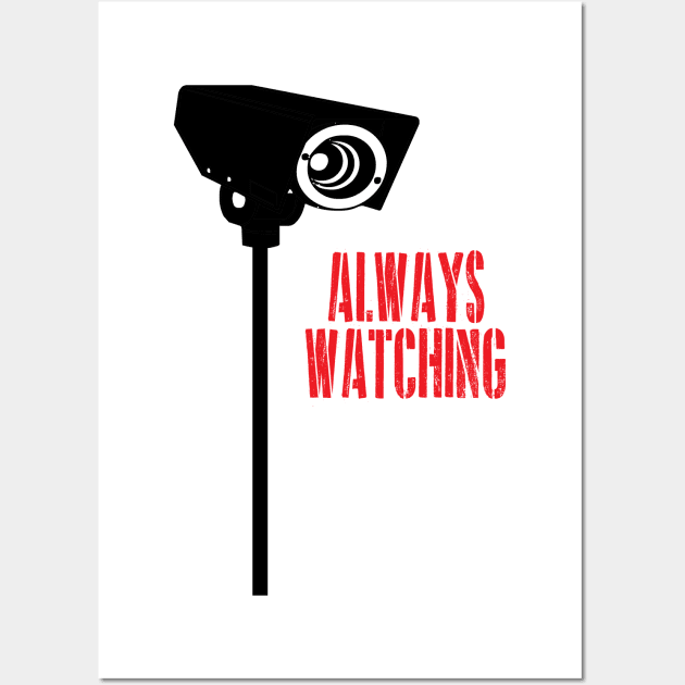 Always Watching Wall Art by artpirate